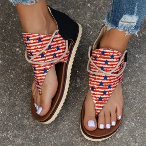 Women's Floral Print Beach Sandals 47902162C