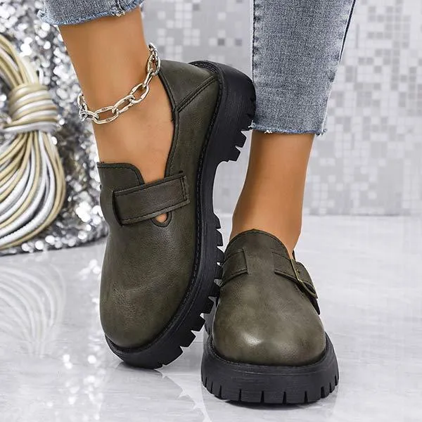Women's Platform Vintage Loafers 47149967C