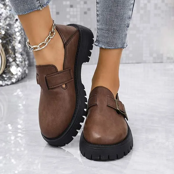 Women's Platform Vintage Loafers 47149967C