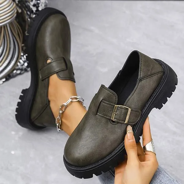 Women's Platform Vintage Loafers 47149967C