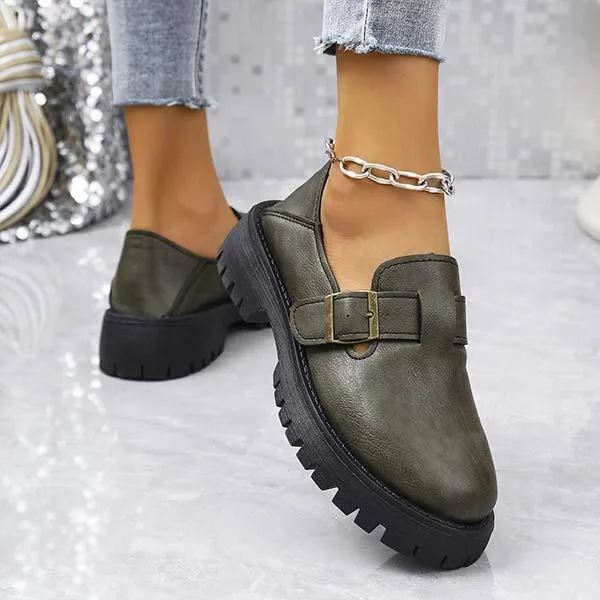 Women's Platform Vintage Loafers 47149967C