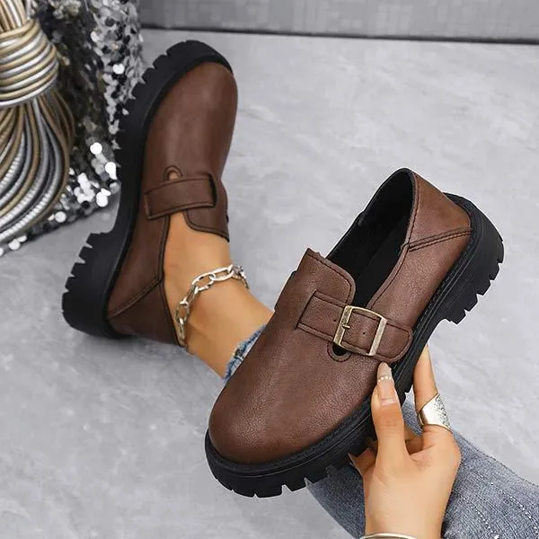 Women's Platform Vintage Loafers 47149967C