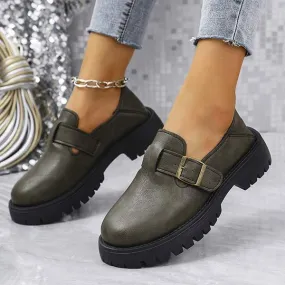 Women's Platform Vintage Loafers 47149967C
